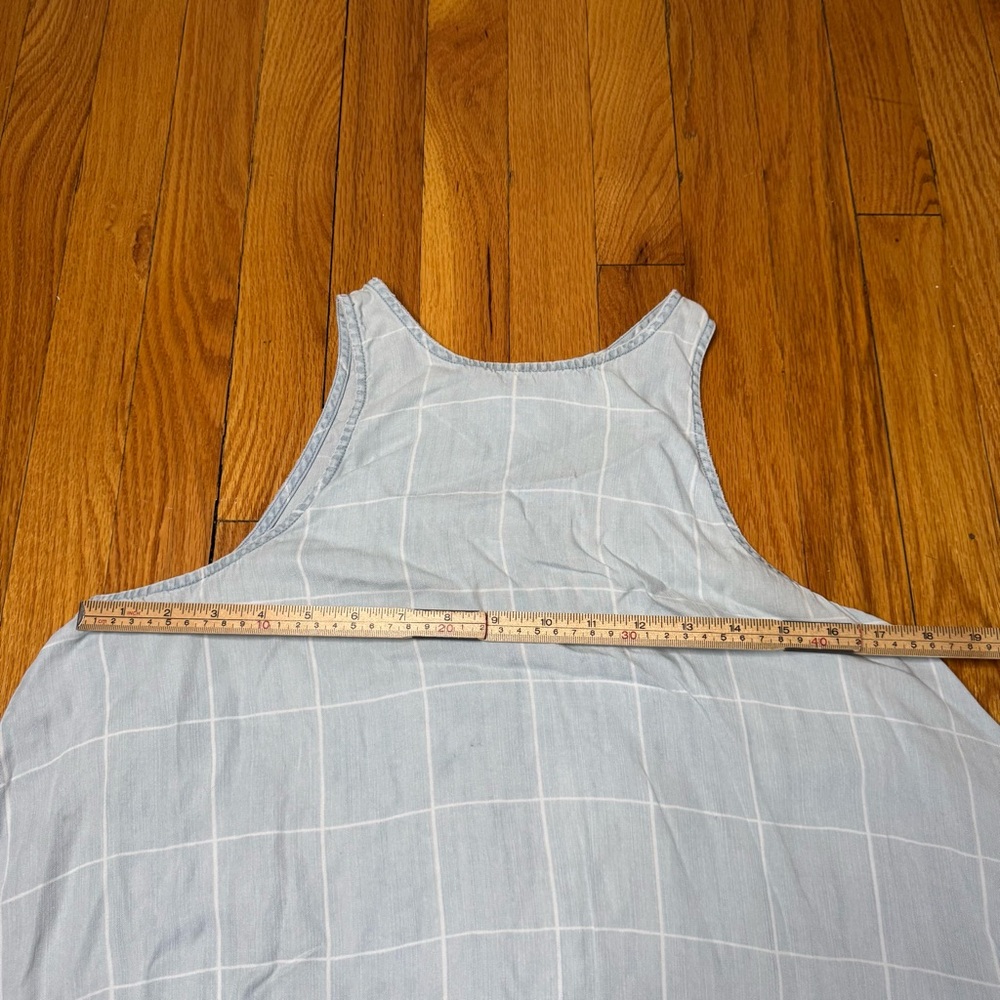 Rails Anya Sleeveless A-Line Chambray Dress Light Vintage
Grid 100% Lyocell Med - Picture 4 of 6